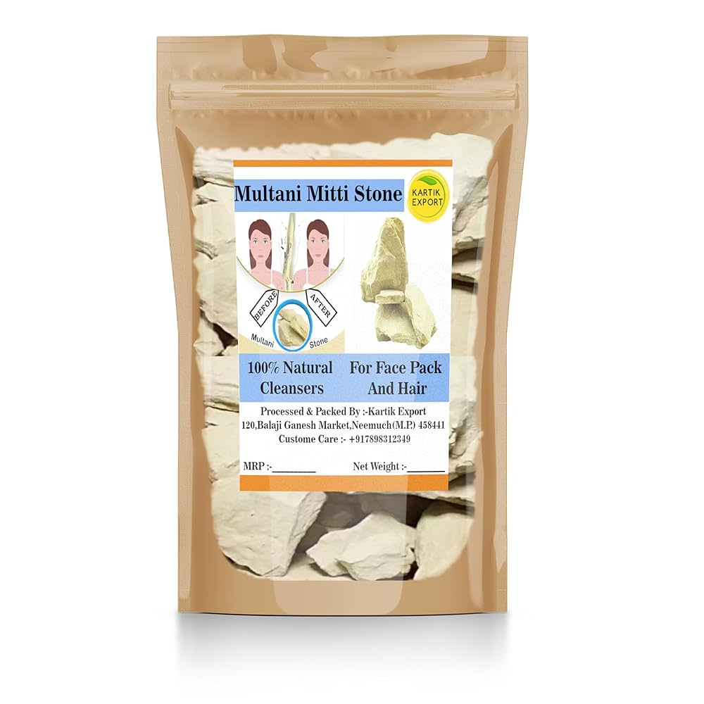 その他 加工食品 Multani mitti stone 1 kg clay Multani Mitti Stone, Packaging Size: 1 kg at ₹ 9/kg in